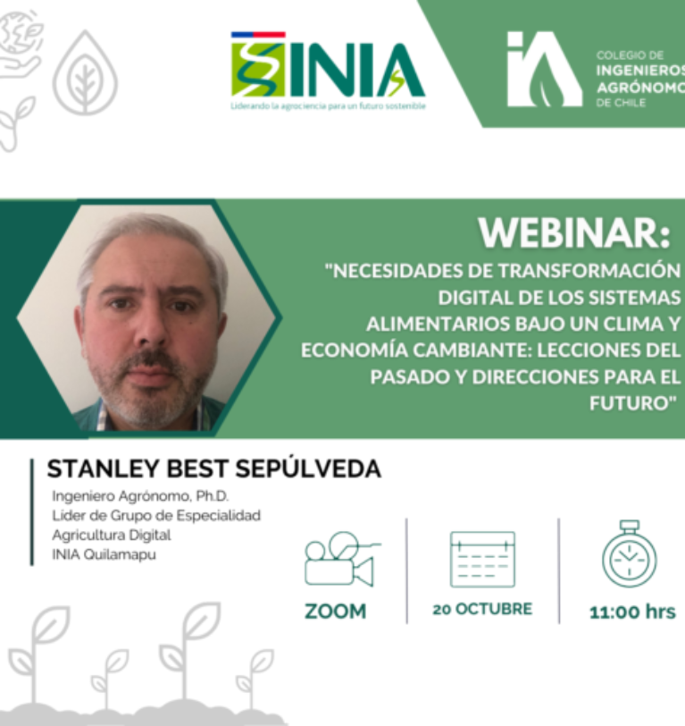 Webinar | Necesidades de transformación digital de los sistemas alimentarios bajo un clima y economía cambiante.