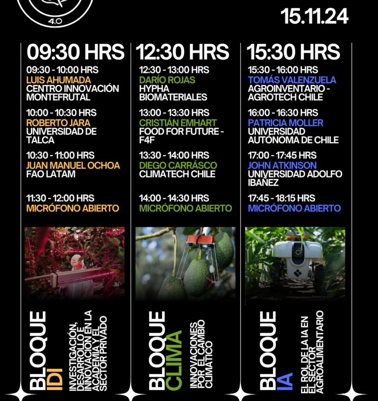 “Encuentro 4.0: Tecnología e innovación para una agroindustria sostenible en el Maule”